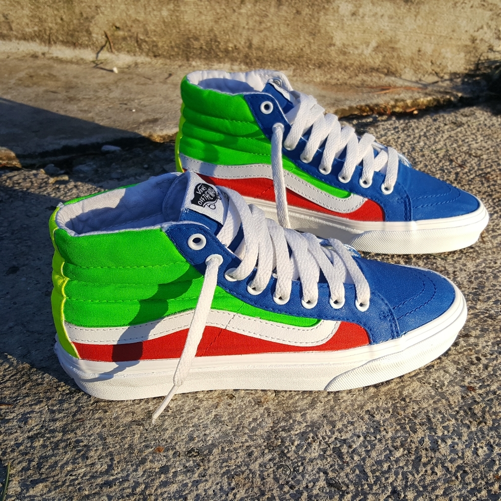 Vans Sk8 High CRAYOLA Custom - Picture 4 of 6